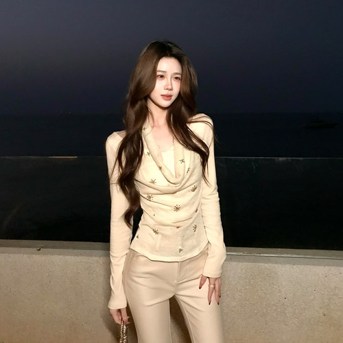 木子李的李温柔针织套装