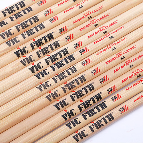Vic Firth 山胡桃木原木色 5A 7A美产鼓棒正品专业级