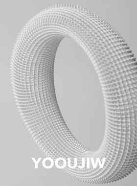 YOOUJIW由己银饰手镯时尚简约百搭个性原创设计感立体十字系列