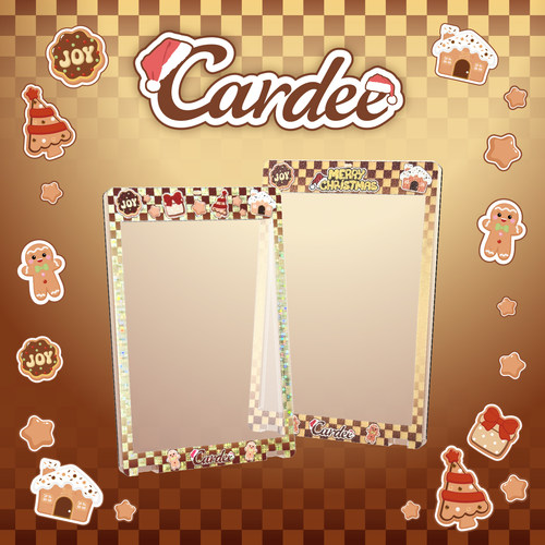 Cardee卡帝圣诞姜饼人主题卡砖