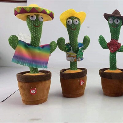 Dancing Cactus抖音同款跳舞仙人掌跨境妖娆花仙人掌扭动玩具公仔