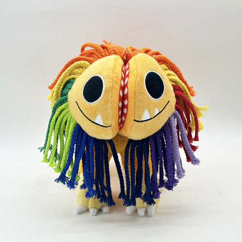 跨境新品yarnaby plush 波比彩色狮子毛绒玩具玩偶毛绒公仔