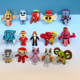 跨境新品Steal a Brainrot plush 机顶盒9号房子毛绒公仔创意玩具