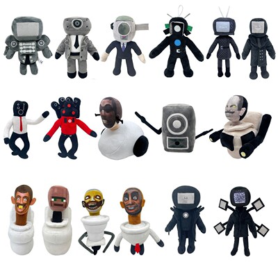 skibidi toilet plush 马桶人跨境新品毛绒玩具公仔玩偶