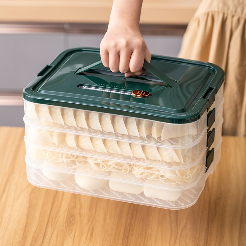 饺子收纳盒子冰箱用水饺馄饨包子速冻冷冻食品级专用收纳整理神器怎么看?