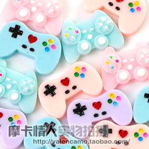 10个每份 diy手机壳材料奶油树脂配件仿真Xbox爱心游戏机遥控手柄