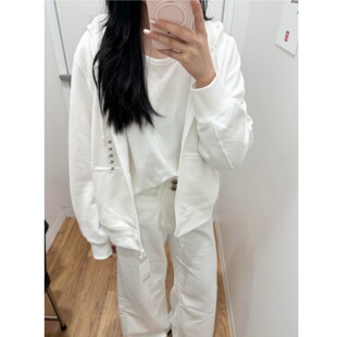 百搭卫衣外套女连帽加绒加厚2026新款宽松慵懒风秋冬开衫拉链上衣