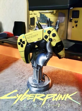 赛博朋克机械手加重优化手柄支架 2077强尼银手周边xbox ps4 ps5