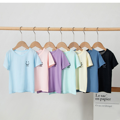 男女童速干运动上衣T恤