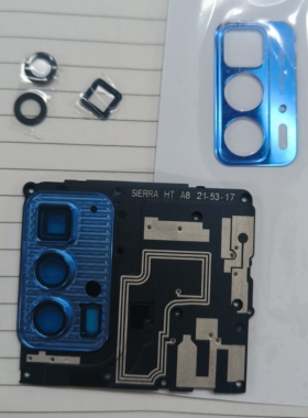 适用于摩托罗拉 Moto edge 20 Pro 后置摄像头镜片，相框 主板盖