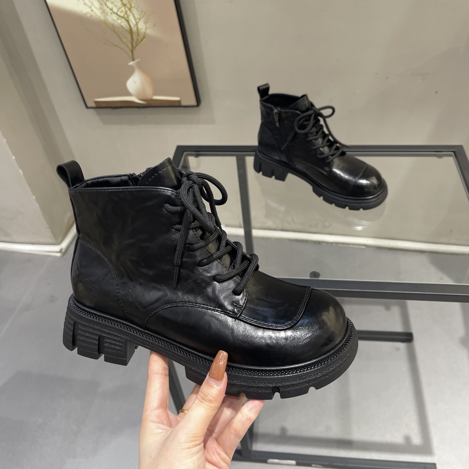 微胖粗腿可入马丁靴显瘦显腿直！