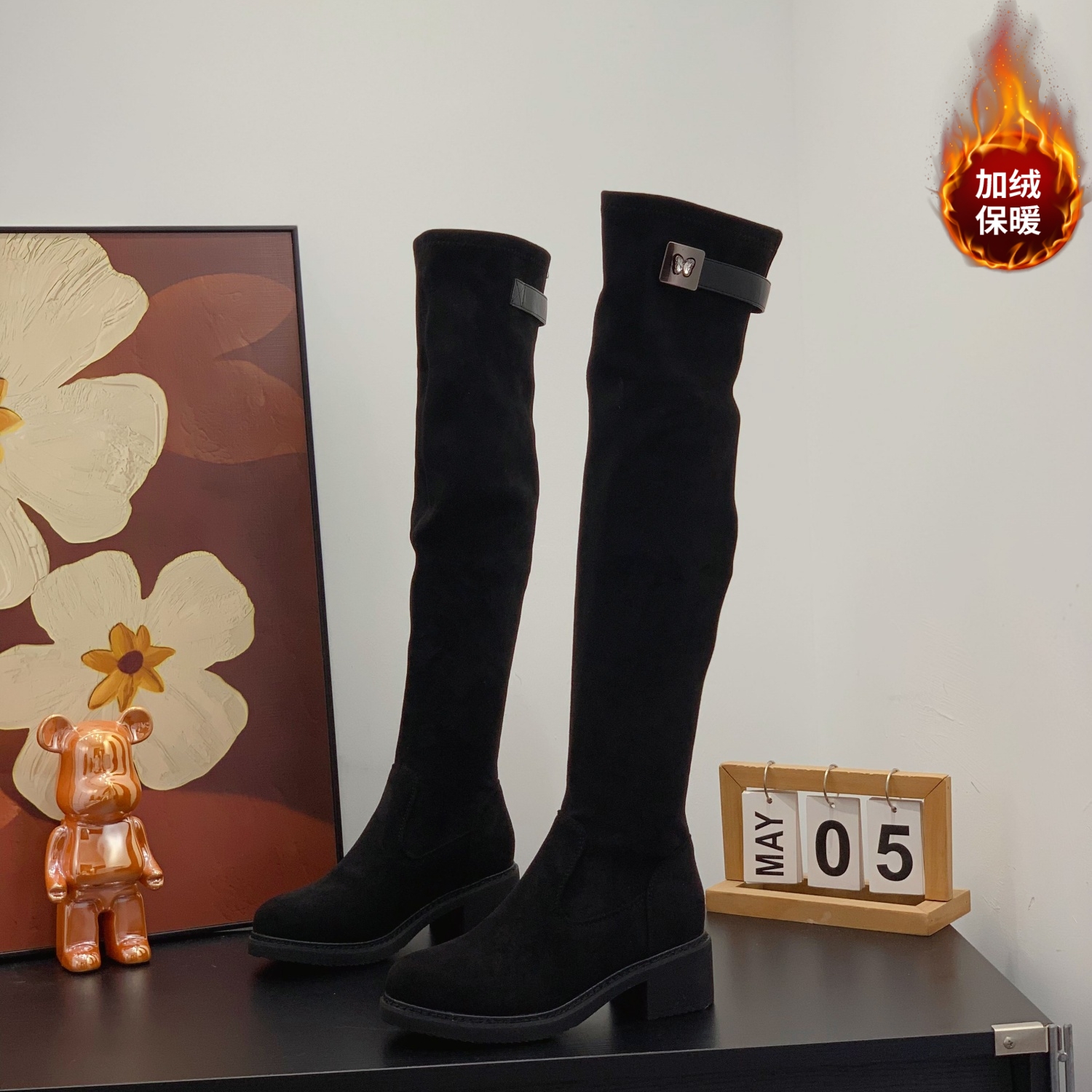 冬天就锁住这双了~过膝瘦瘦长靴