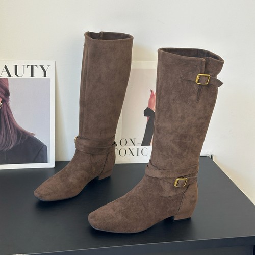 显瘦显腿长堆堆靴沙漠西部牛仔靴