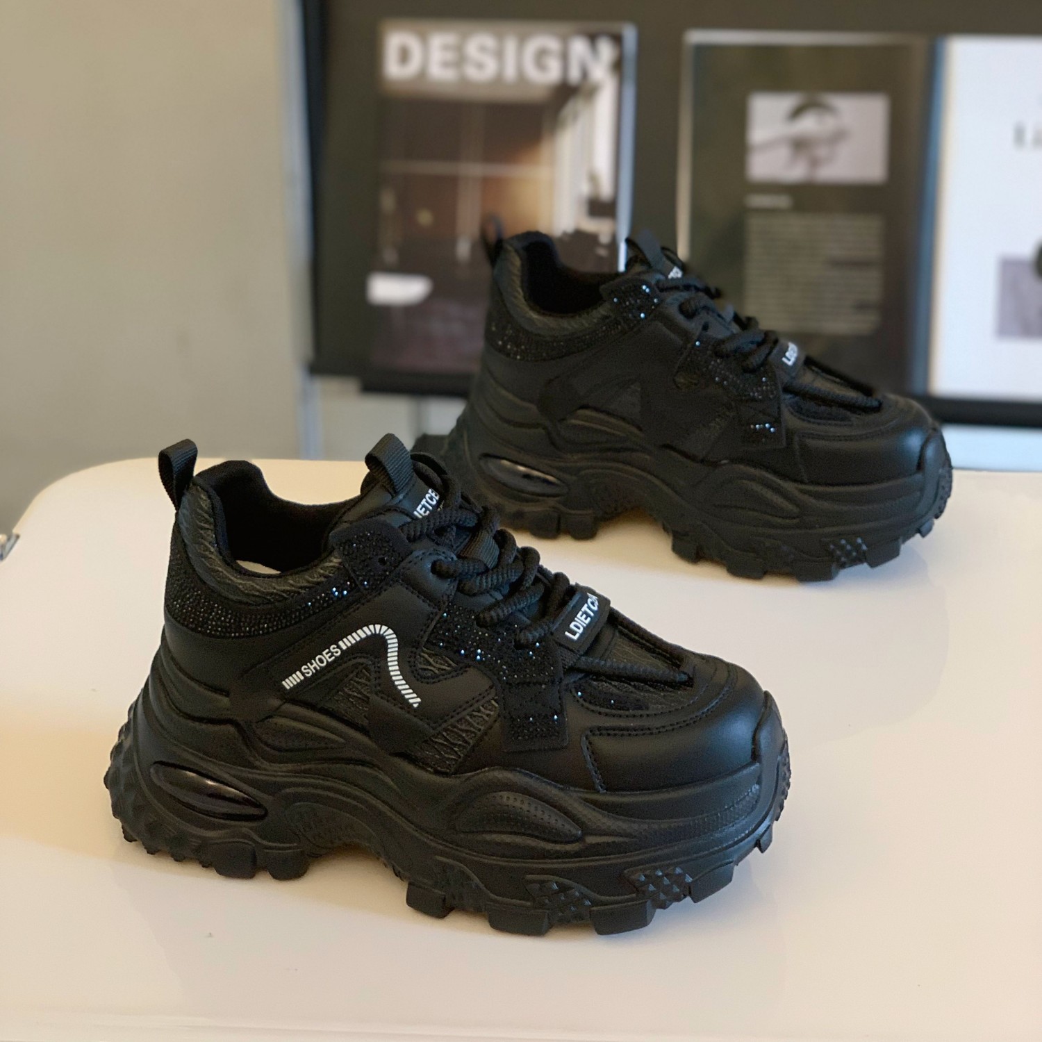 高级感松糕厚底显腿长百搭休闲鞋