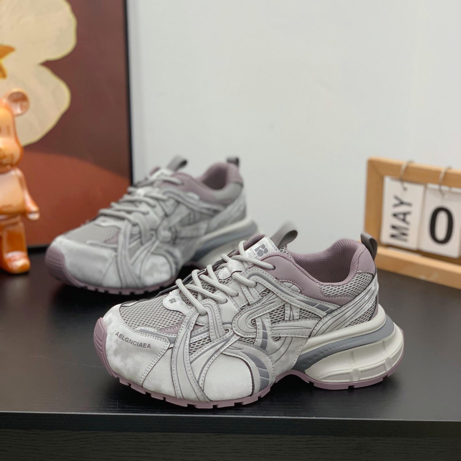 复古做旧擦色真皮老爹鞋女2026春季新款厚底增高显脚小轻便运动鞋