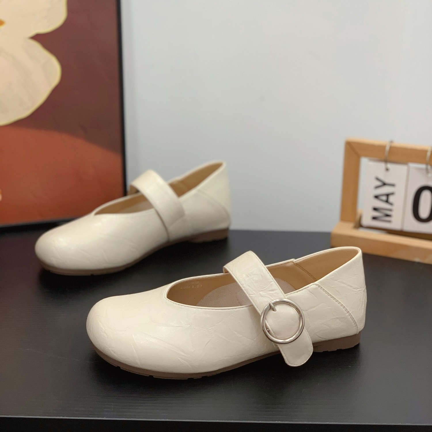 踩屎感玛丽珍鞋女2026新款春季法式两穿复古豆豆鞋平底晚晚风单鞋,女鞋,玛丽珍鞋,淘宝优惠券,粉丝福利购,淘宝优惠卷