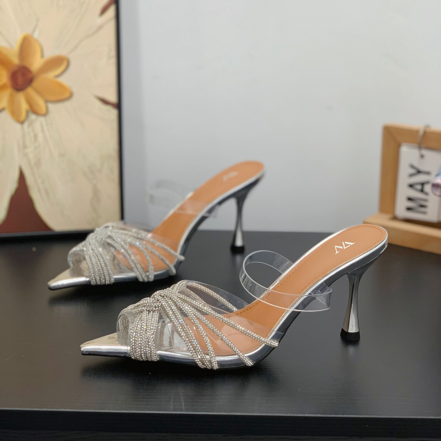 法式仙女风精致优雅增高显瘦凉拖