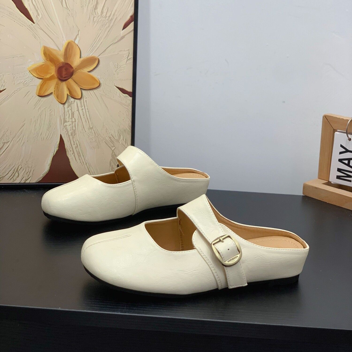 法式复古小众分趾包头拖女夏外穿2026新款内增高懒人玛丽珍半拖鞋