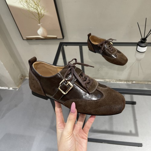 显脚小英伦风复古方头德比乐福鞋