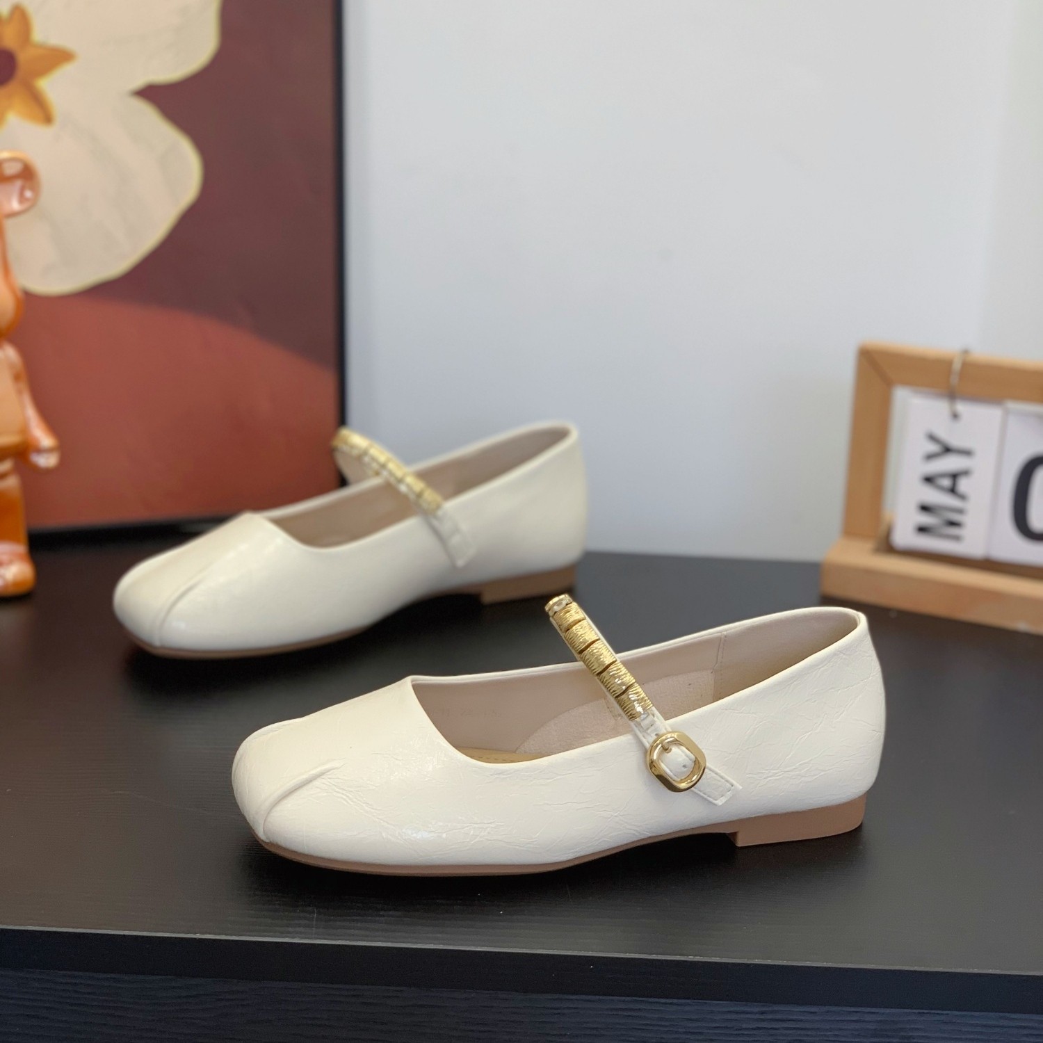 法式温柔气质玛丽珍单鞋女2026春季新款一字扣平底浅口通勤奶奶鞋,女鞋,玛丽珍鞋,淘宝优惠券,粉丝福利购,淘宝优惠卷