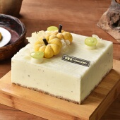 四蜜家姜苹果山药慕斯生日蛋糕7英寸动物奶油现做成都同城 包邮