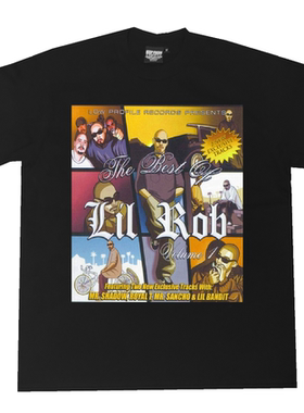 bboy大码匪帮西海岸old school重磅hiphop街舞美式小领口短袖T恤