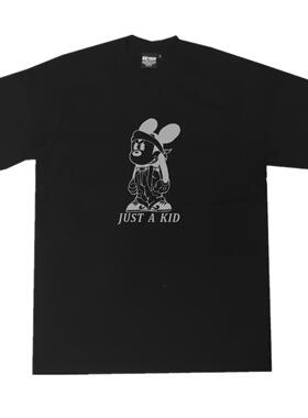 bboy嘻哈hiphop复古old school西海岸打底衫简约小领口加厚短袖