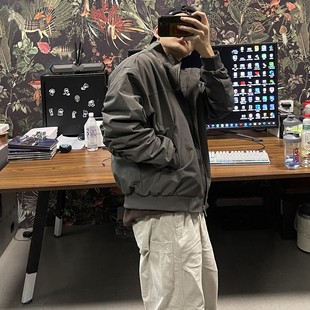 美式嘻哈 代90%白鸭绒美式飞行员羽绒服男士短宽高级羽绒夹克外套