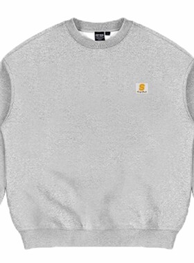 bboy嘻哈加厚加绒宽松大码街头说唱poppin美式西海岸布标圆领卫衣