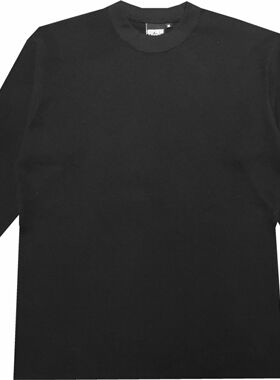 bboy宽松西海岸街头old school重磅hiphop美式华夫格超厚加厚长袖