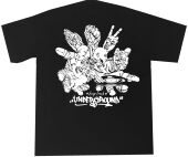 小领口短袖 bboy说唱popping街头old school重磅hiphop街舞美式 T恤