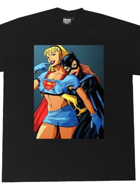 bboy宽松卡通街头old school重磅hiphop街舞美式小领口短袖T恤