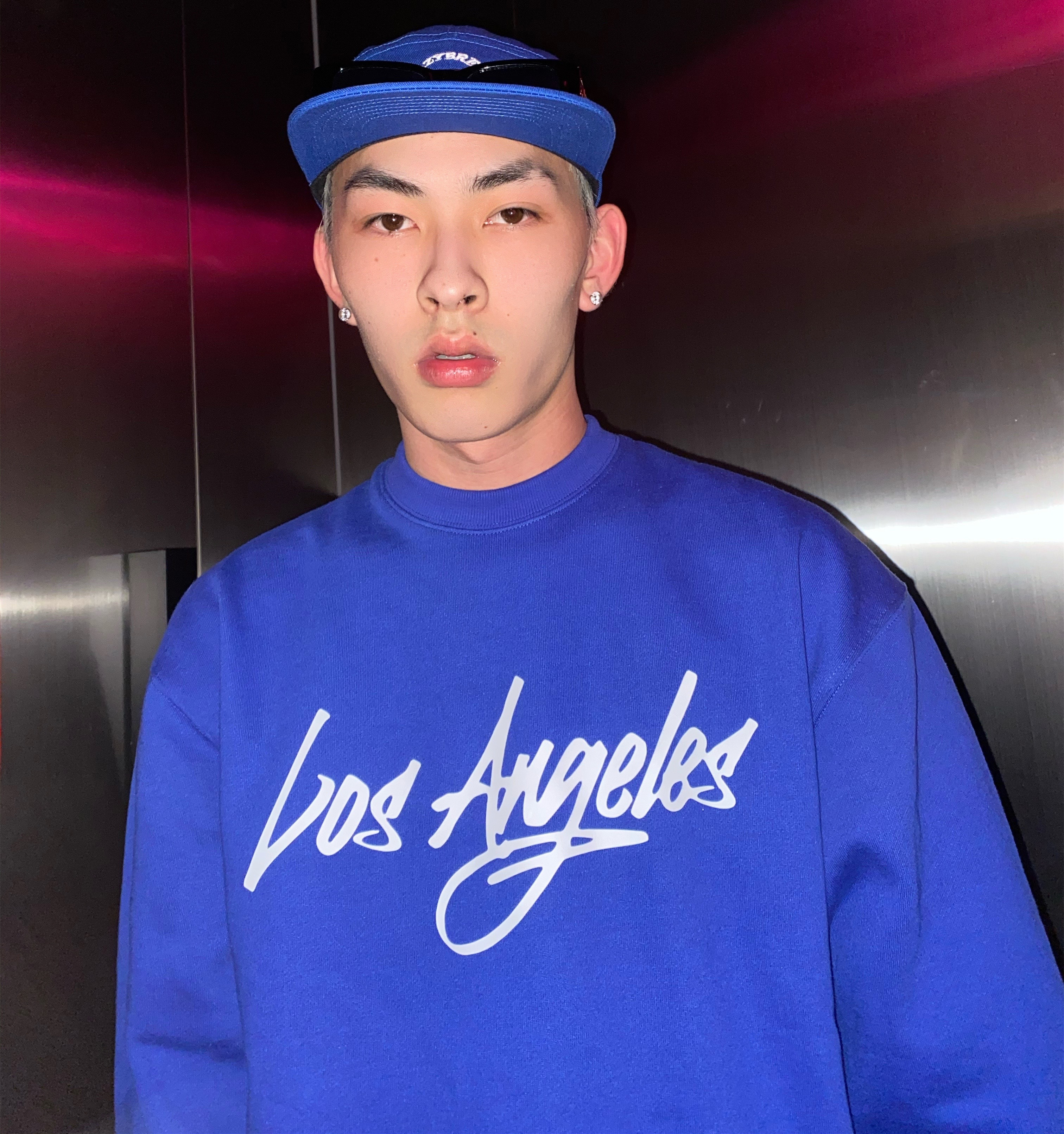 西海岸加厚嘻哈圆领卫衣加厚