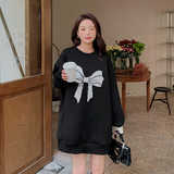 现货M399P120K1782024春秋装新款针织空气层卫衣连衣裙，女装卫衣/绒衫，浙宝088