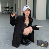 现货M653P115K1682024春秋装新款小西装宽松外套2色，女装西装，浙宝088