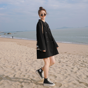 大量现货X972 P125K188 2021春秋新款西装中长款外套女,女装西装,浙宝088