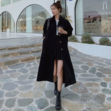 现货X1076P150K218春装新款中长款风衣外套大衣半身裙有货P40，女装风衣，浙宝088