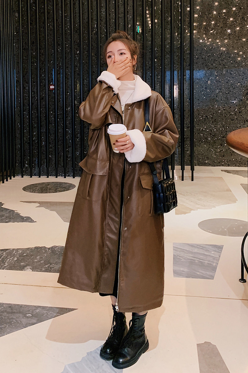 现货X930P195K2782021冬装新款皮衣派克服棉服外套女羊羔毛,女装皮衣,浙宝088