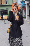 现货X1085P110K1682021秋装新款双排扣送腰带小西装外套，女装西装，浙宝088