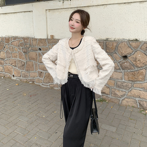 出货中M626P135K188 2024春秋装新款小香风单排扣外套女图片