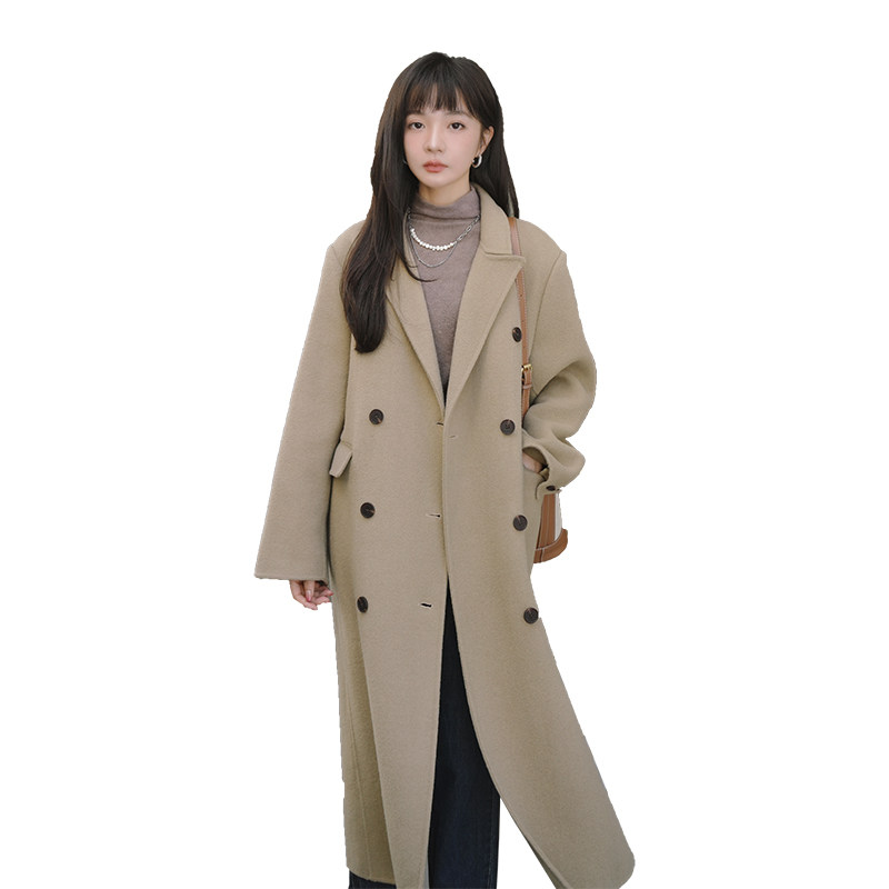 羊绒版现货M179P285K3982022冬装新款双面毛呢外套羊毛大衣,女装毛呢外套,浙宝088