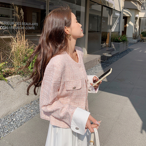 现货M503P135K1882024春装新款小香风单排扣外套女