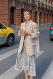 现货X982P110K1682022春秋装新款内里条纹2色单排扣小西装，女装西装，浙宝088