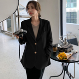 现货M059P110k1682022秋装新款单排扣小西装外套，女装西装，浙宝088