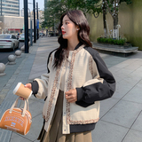 现货M507P145K1982024春装新款棒球服小香风外套女，女装短外套，浙宝088