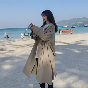 现货 X851P125K188 2021春秋装新款中长款风衣外套图片