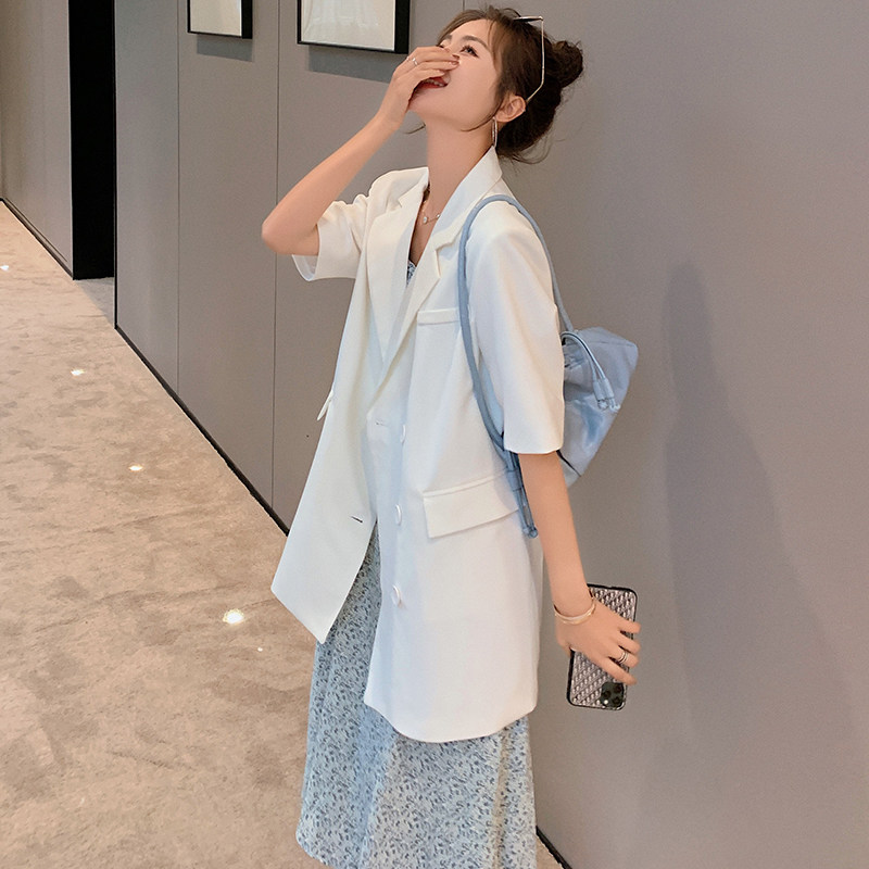 现货 X1038P95K148 2022夏装新款短袖小西装图片