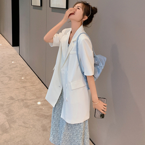现货 X1038P95K148 2022夏装新款短袖小西装图片