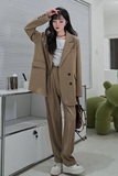 LeceaAlice御姐炸街西装套装2025春季新款韩版休闲气质长裤女，女装套装/套裙，浙宝088