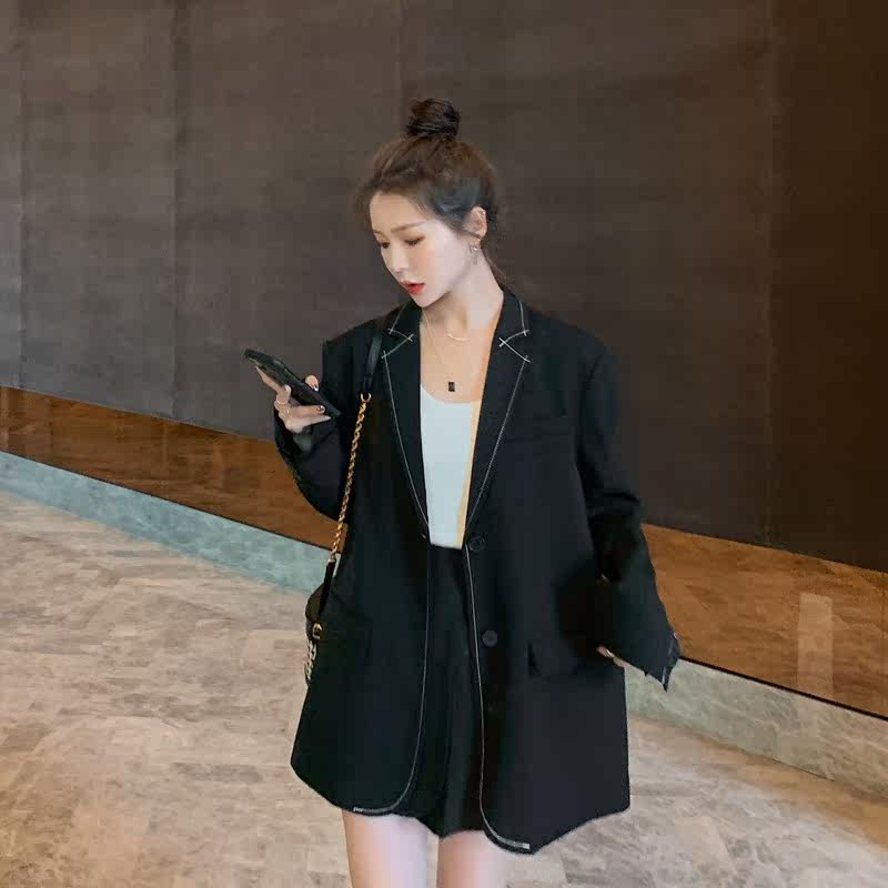 现货X976P110K168新款小西装明线撞色外套可套装P150K208，女装西装，浙宝088